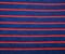 Blue-Red-Multi Cotton Semi-Sheer Slub Striped 1x1 Rib Knit Fabric By the Yard